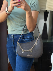 Shoulder bag Guess Café con Charms