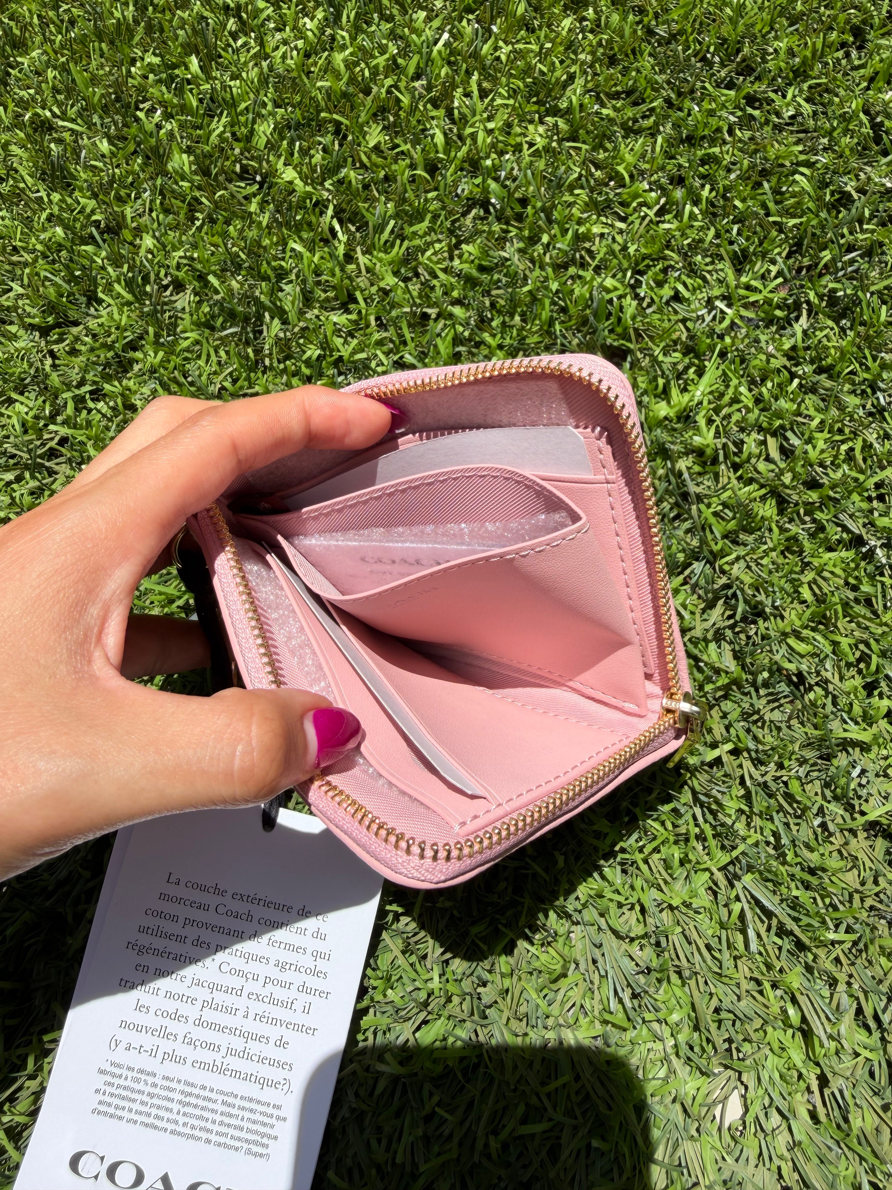 Small Corner Zip Wallet Coach