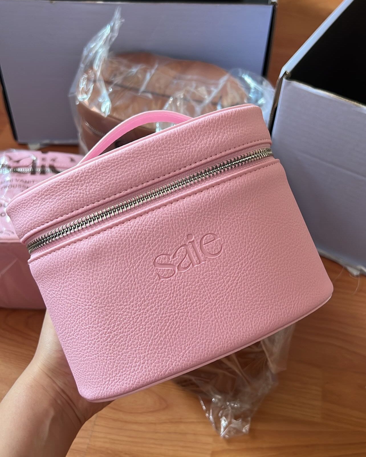 Mini Vanity Saie tono rosa