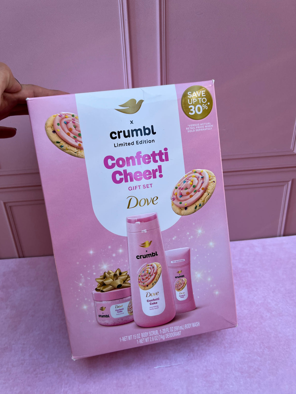 Set de Regalo Dove x Crumbl