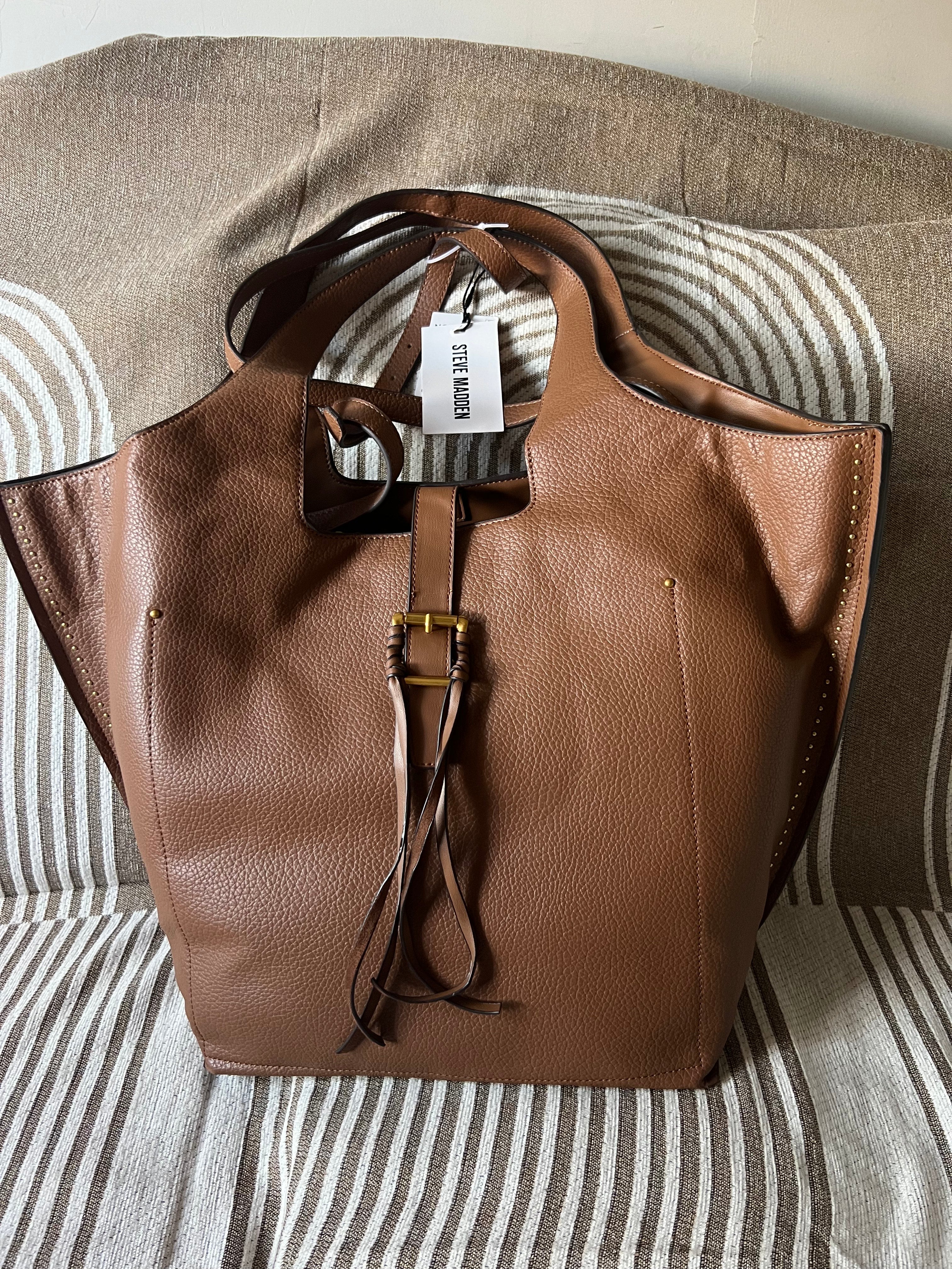 Tote bag Steve Madden + Crossbody bag tono café