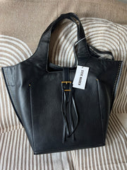 Tote bag Steven Madden + Crossbody bag tono negro