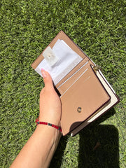 Coach Snap Wallet Beige
