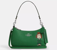 Bolsa Coach X Snoopy Teri Shoulder Bag (PreOrden)